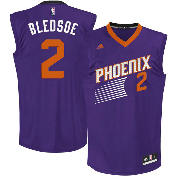 Camiseta Eric Bledsoe 2 Phoenix Suns adidas Púrpura Nino